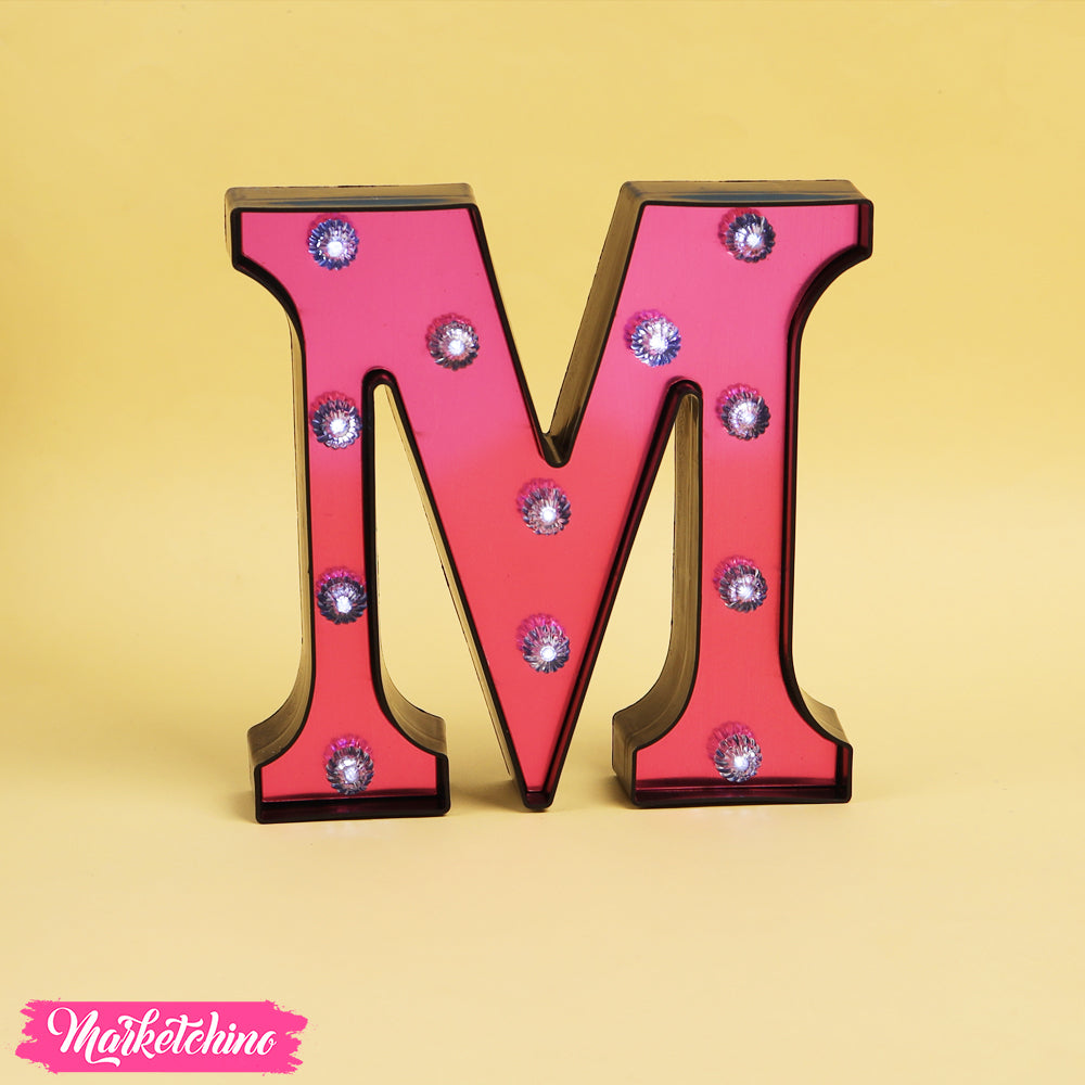 حرف أكريليك مضيء