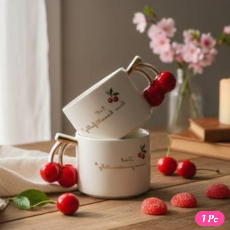 قطعة مج كرز ثلاثي الأبعاد اختيار عشوائي