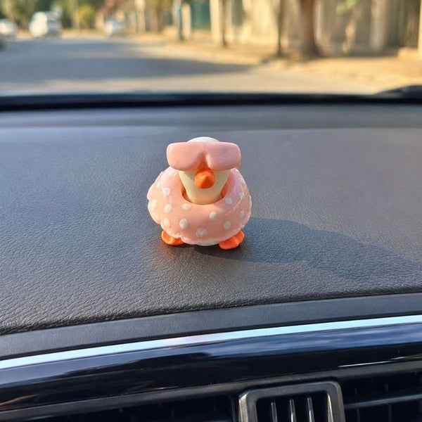 ديكور بطة عوامة زهري