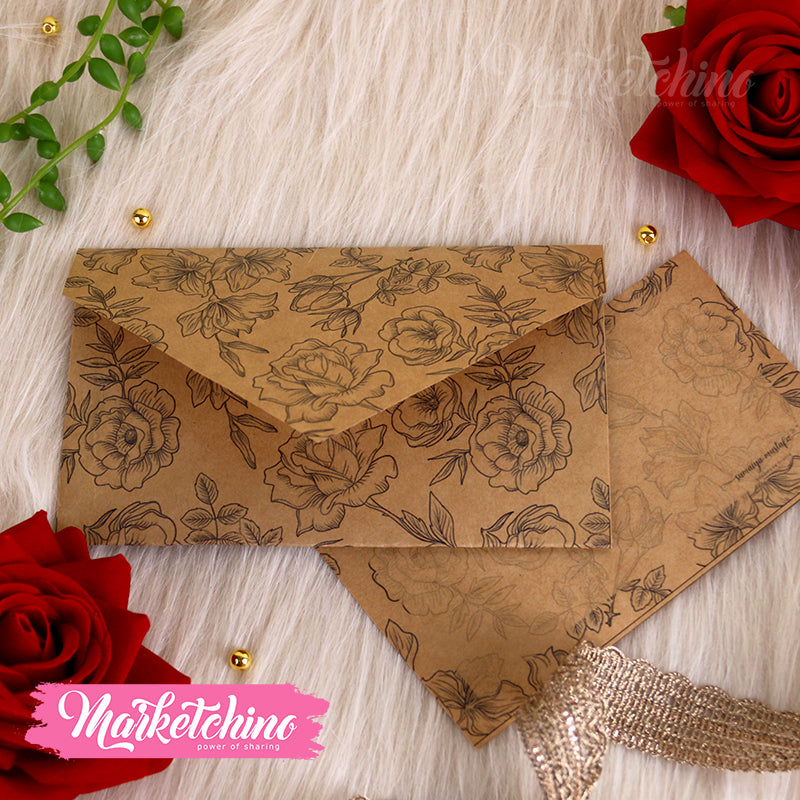 ظرف إهداء ( وأحرص علي قلبي )