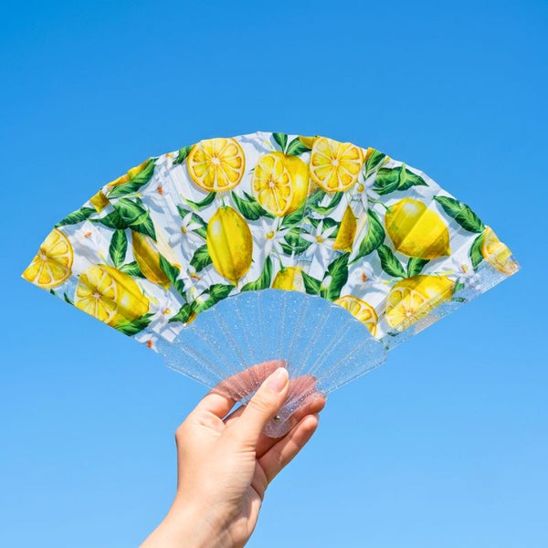 مروحة يدوية -  ليمون
