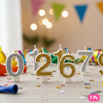 شموع أرقام عيد الميلاد